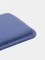 Голубой кошелек из эко-кожи для карт MagSafe Leather Wallet на iPhone 12, 13 ProMax