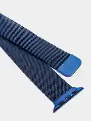 Синий ремешок Apple Watch 38 /40 /41, 42 /44 /45 мм миланское плетение (миланская петля)