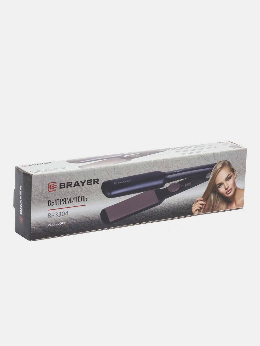 Выпрямитель BRAYER BR3304, 50Вт, макс темп 220С, керамические пластины