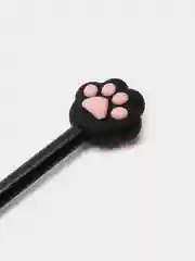 Черный ручка шариковая MESHU "Cute Paws" синяя