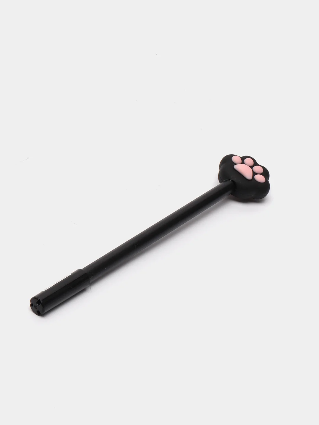 Черный ручка шариковая MESHU "Cute Paws" синяя
