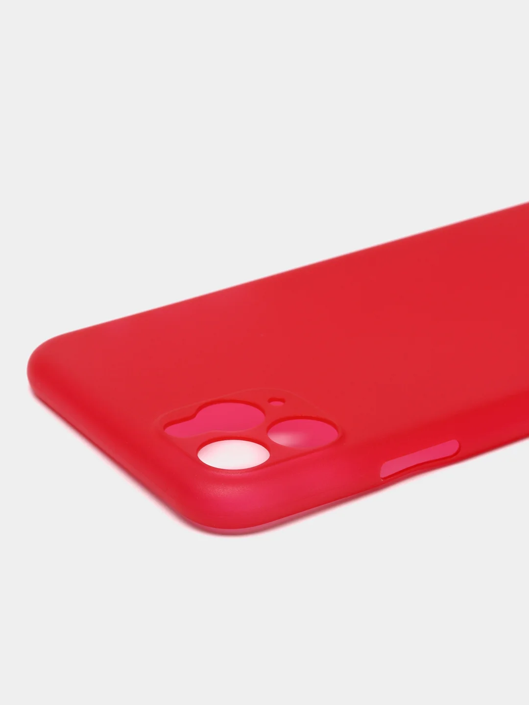 Красный чехол на iPhone 6, 6S, 7, 8, SE 2020, 7 Plus, 8 Plus, X, XS, XS Max, XR, 11, 11 Pro, 11 Pro Max, 12
