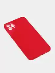 Красный чехол на iPhone 6, 6S, 7, 8, SE 2020, 7 Plus, 8 Plus, X, XS, XS Max, XR, 11, 11 Pro, 11 Pro Max, 12