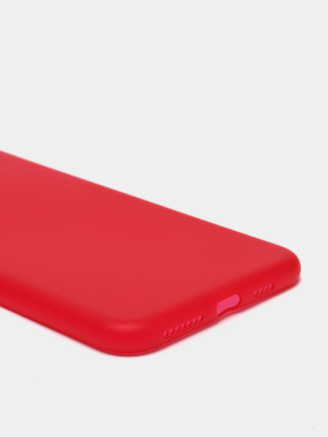 Красный чехол на iPhone 6, 6S, 7, 8, SE 2020, 7 Plus, 8 Plus, X, XS, XS Max, XR, 11, 11 Pro, 11 Pro Max, 12