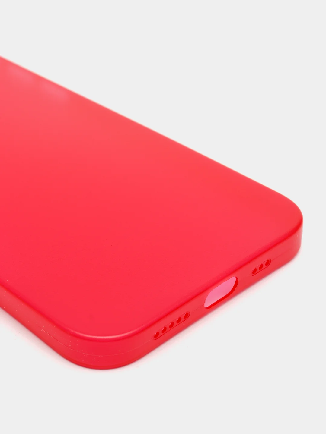 Красный чехол на iPhone 6, 6S, 7, 8, SE 2020, 7 Plus, 8 Plus, X, XS, XS Max, XR, 11, 11 Pro, 11 Pro Max, 12