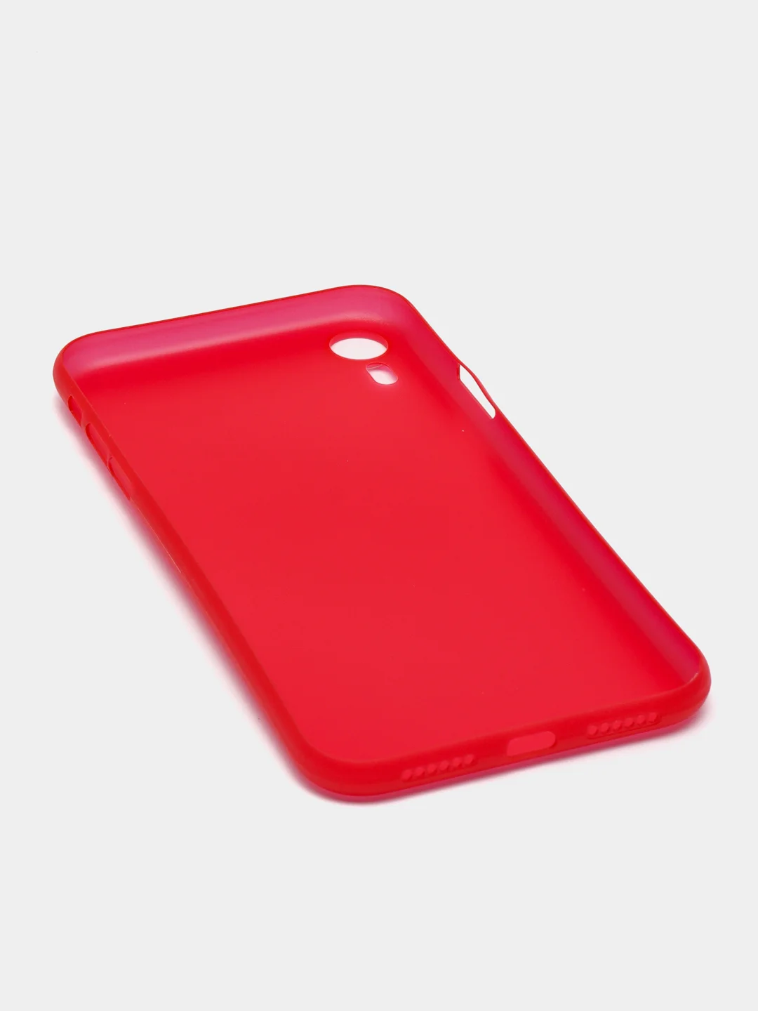 Красный чехол на iPhone 6, 6S, 7, 8, SE 2020, 7 Plus, 8 Plus, X, XS, XS Max, XR, 11, 11 Pro, 11 Pro Max, 12