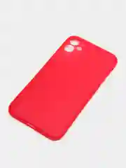 Красный чехол на iPhone 6, 6S, 7, 8, SE 2020, 7 Plus, 8 Plus, X, XS, XS Max, XR, 11, 11 Pro, 11 Pro Max, 12