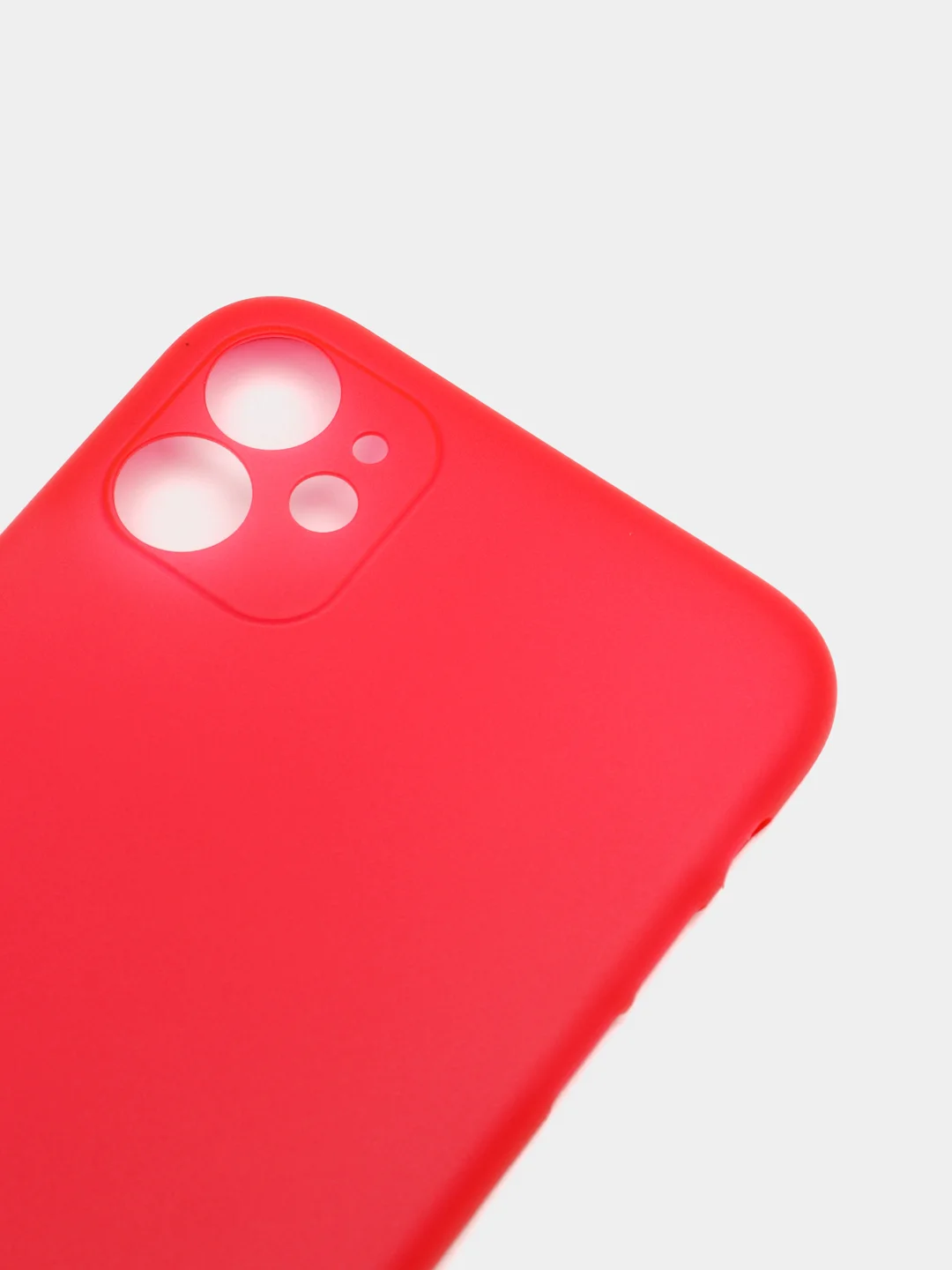 Красный чехол на iPhone 6, 6S, 7, 8, SE 2020, 7 Plus, 8 Plus, X, XS, XS Max, XR, 11, 11 Pro, 11 Pro Max, 12