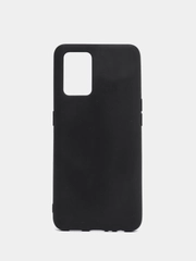 Чехол Oppo A74 4G силиконовый, черный, матовый