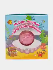 Бурлящая бомбочка для детей с игрушкой внутри 135г Русалочка / Пират Подарок