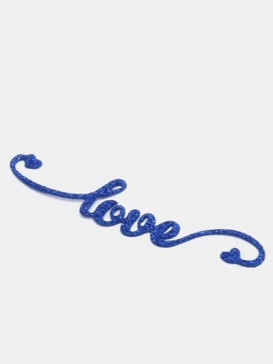 Надпись Love для декора и скрапбукинга, 10.3х2.3см