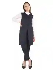 Школьный классический жилет для девочки ВИД