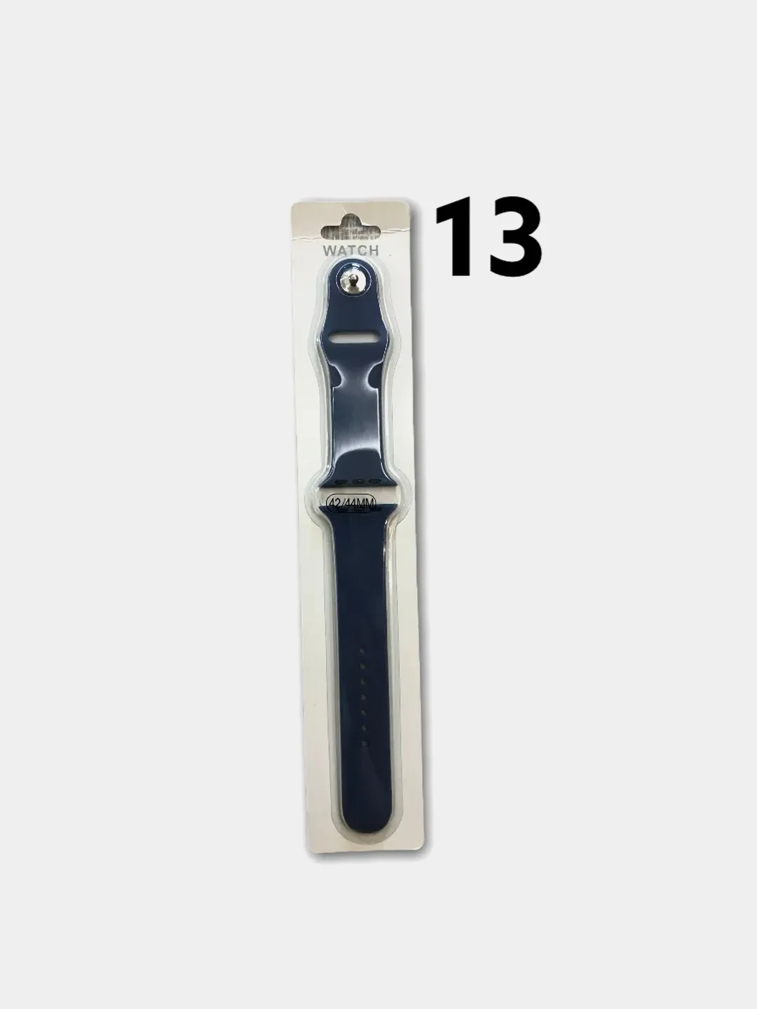 Розовый ремешок силиконовый для Apple Watch 38/40 и 42/44
