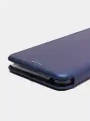 Синий чехол книжка Huawei Y6 2018 / Honor 7C / Honor 7A Pro / Y6 Prime, Хуавей У6 2018 (5,7")