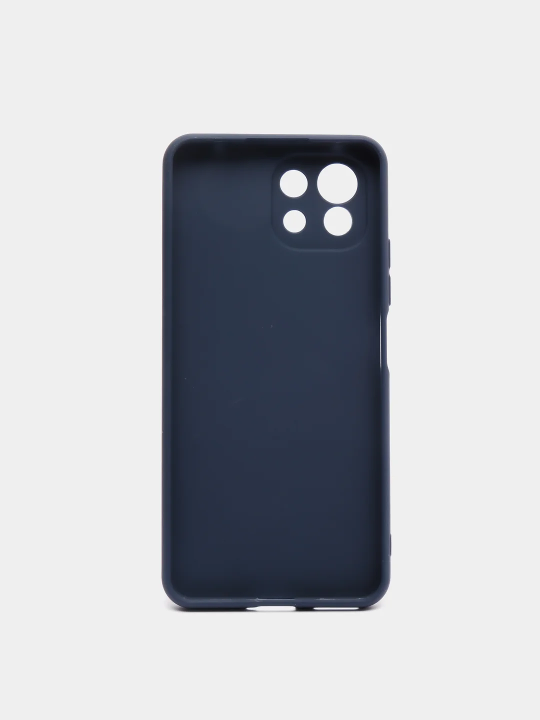 Темно-синий чехол Mi 11 Lite, Xiaomi 11 Lite 5G NE, Сяоми 11 Лайт 5G НЕ, силиконовый цветной матовый