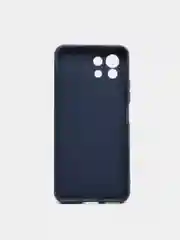 Темно-синий чехол Mi 11 Lite, Xiaomi 11 Lite 5G NE, Сяоми 11 Лайт 5G НЕ, силиконовый цветной матовый