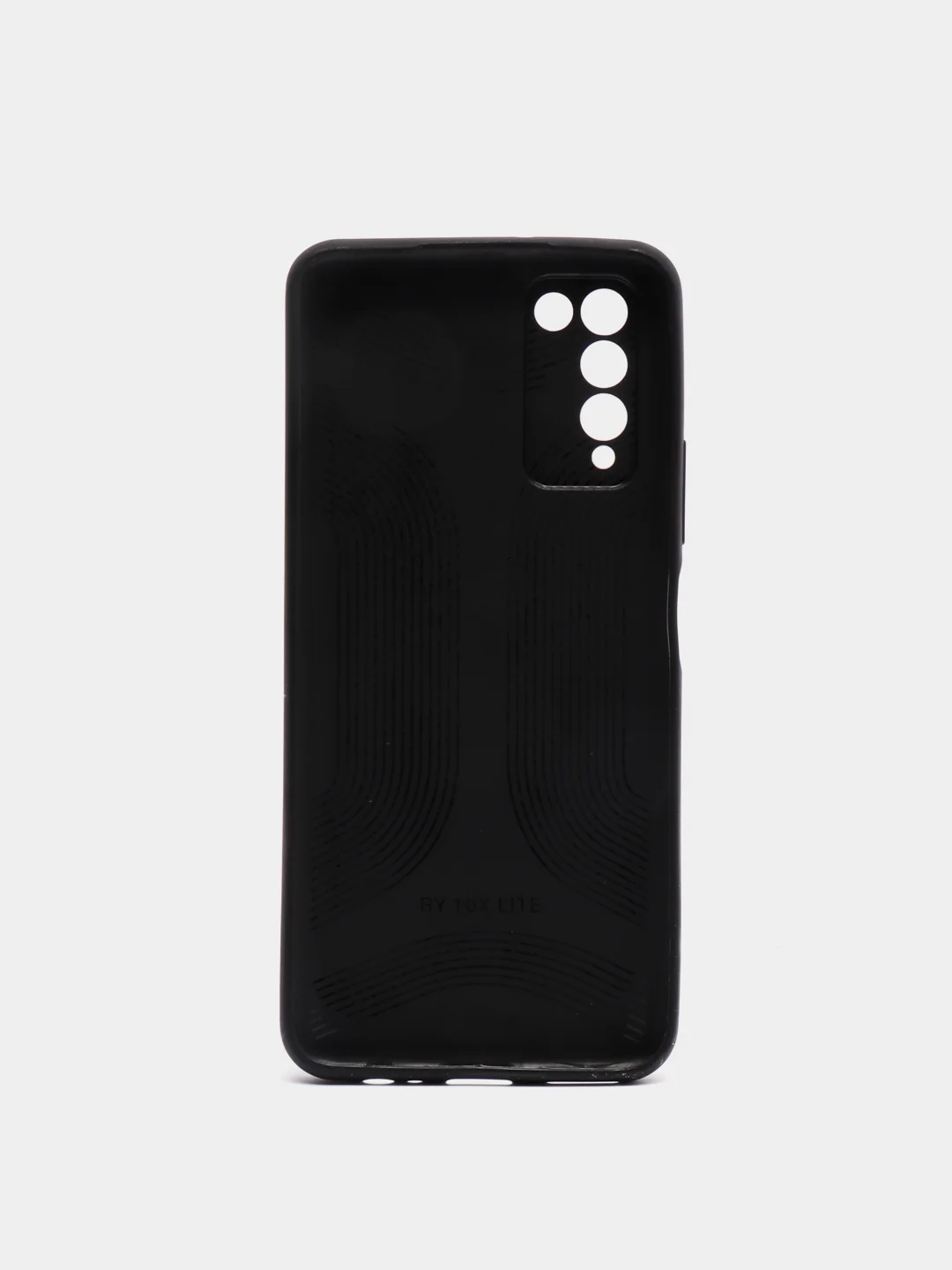 Синий силиконовый чехол накладка для Honor 10X Lite с текстурой кожи (под кожу)