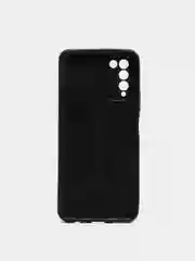 Синий силиконовый чехол накладка для Honor 10X Lite с текстурой кожи (под кожу)