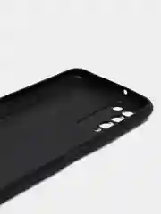Синий силиконовый чехол накладка для Honor 10X Lite с текстурой кожи (под кожу)
