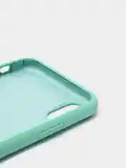 Бирюзовый чехол силиконовый для iPhone X/XS (Айфон)