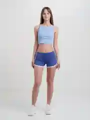 Синий шорты женские