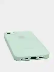 Мятный силиконовый чехол для iPhone 7, iPhone 8, iPhone SE 2020, со стеклянной панелью