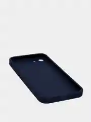 Синий силиконовый чехол для iPhone 7, iPhone 8, iPhone SE 2020, со стеклянной панелью