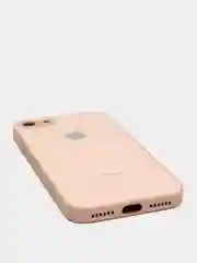 Карамельный силиконовый чехол для iPhone 7, iPhone 8, iPhone SE 2020, со стеклянной панелью
