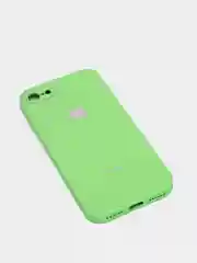 Лайм силиконовый чехол для iPhone 7, iPhone 8, iPhone SE 2020, со стеклянной панелью