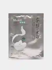 Серебряный маска для лица тканевая Silk Mask с протеинами шелка