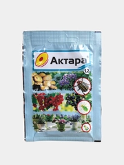 Актара 1.2 г  от насекомых вредителей (инсектицид) 1,2 г на цветочных и овощных культурах