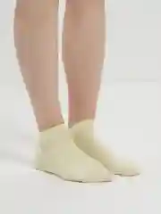 Лимонный носки женские, хлопковые, короткие