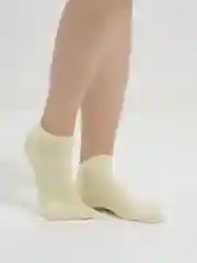 Лимонный носки женские, хлопковые, короткие