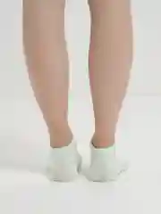 Мятный носки женские, хлопковые, короткие