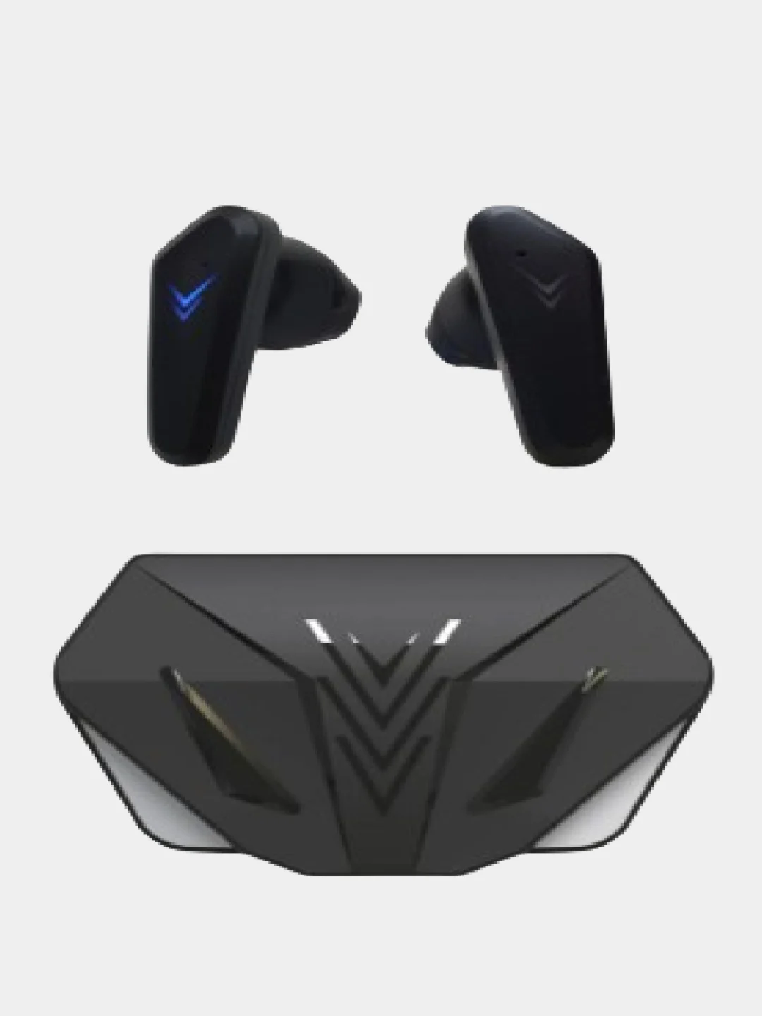 Черный игровые стереонаушники Yison T12 TWS, беспроводные bluetooth-вкладыши для игр, GAMING