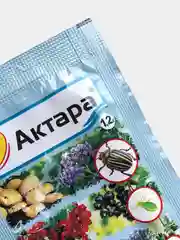 Актара 1.2 г  от насекомых вредителей (инсектицид) 1,2 г на цветочных и овощных культурах