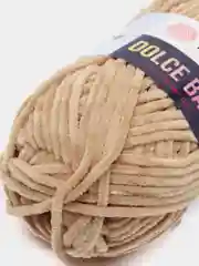 Кремовый пряжа плюшевая YarnArt "Dolce Baby", 100% микрополиэстер, 50 г, 85 м