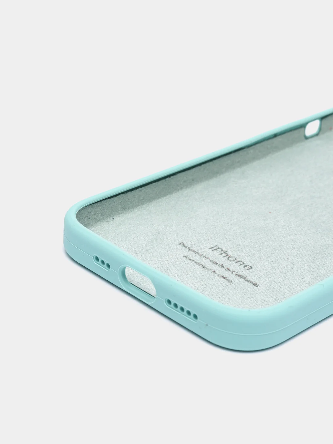 Мятный чехол Silicone Case ( Чехол силиконовый ) для iPhone 13 / 13 Pro / 13 Pro Max / 13 Mini