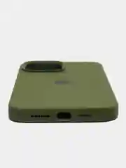 Тёмно-зелёный чехол Silicone Case ( Чехол силиконовый ) для iPhone 13 / 13 Pro / 13 Pro Max / 13 Mini