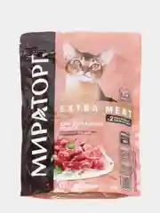 Корм для домашних кошек с говядиной Black Angus EXTRA MEAT Мираторг, 400 г