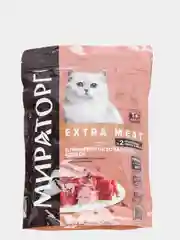 Корм суперпремиум для стерилизованных кошек с нежной телятиной Extra meat Мираторг, 400 г