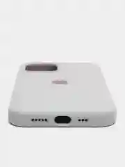 Серый чехол силиконовый Silicone Case для iPhone 12, 12 Pro, 12 Pro Max, 12 Mini