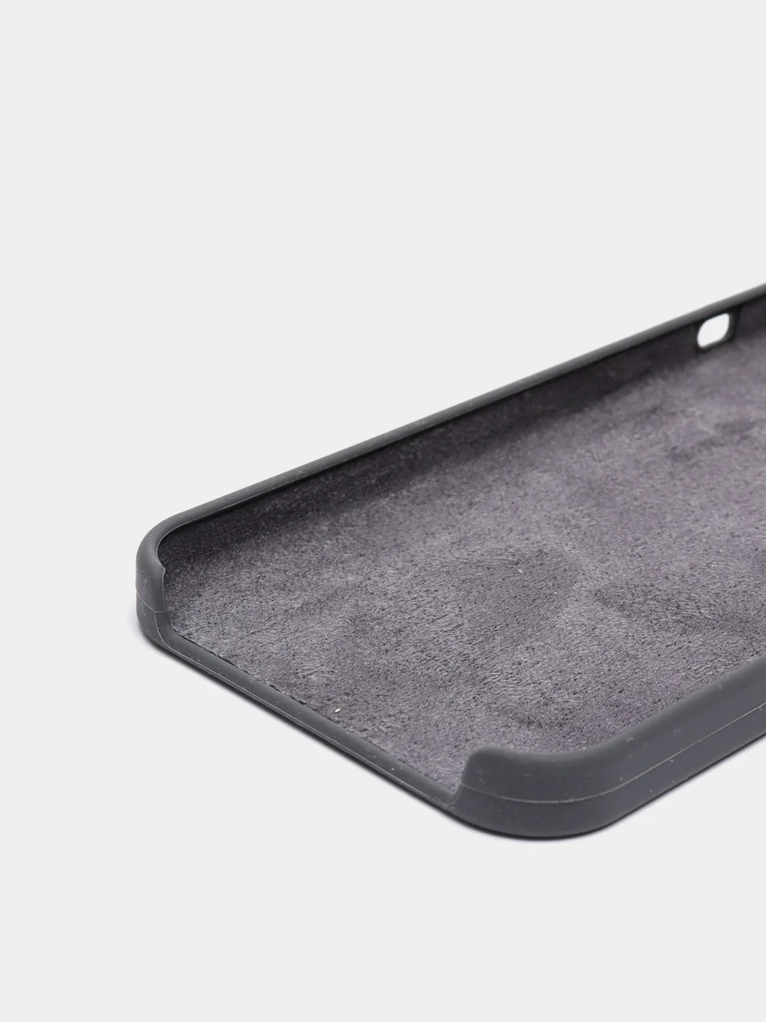 Угольный чехол силиконовый Silicone Case для iPhone 12, 12 Pro, 12 Pro Max, 12 Mini