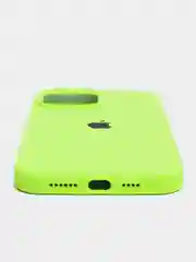 Салатовый чехол Silicone Case ( Чехол силиконовый ) для iPhone 13 / 13 Pro / 13 Pro Max / 13 Mini