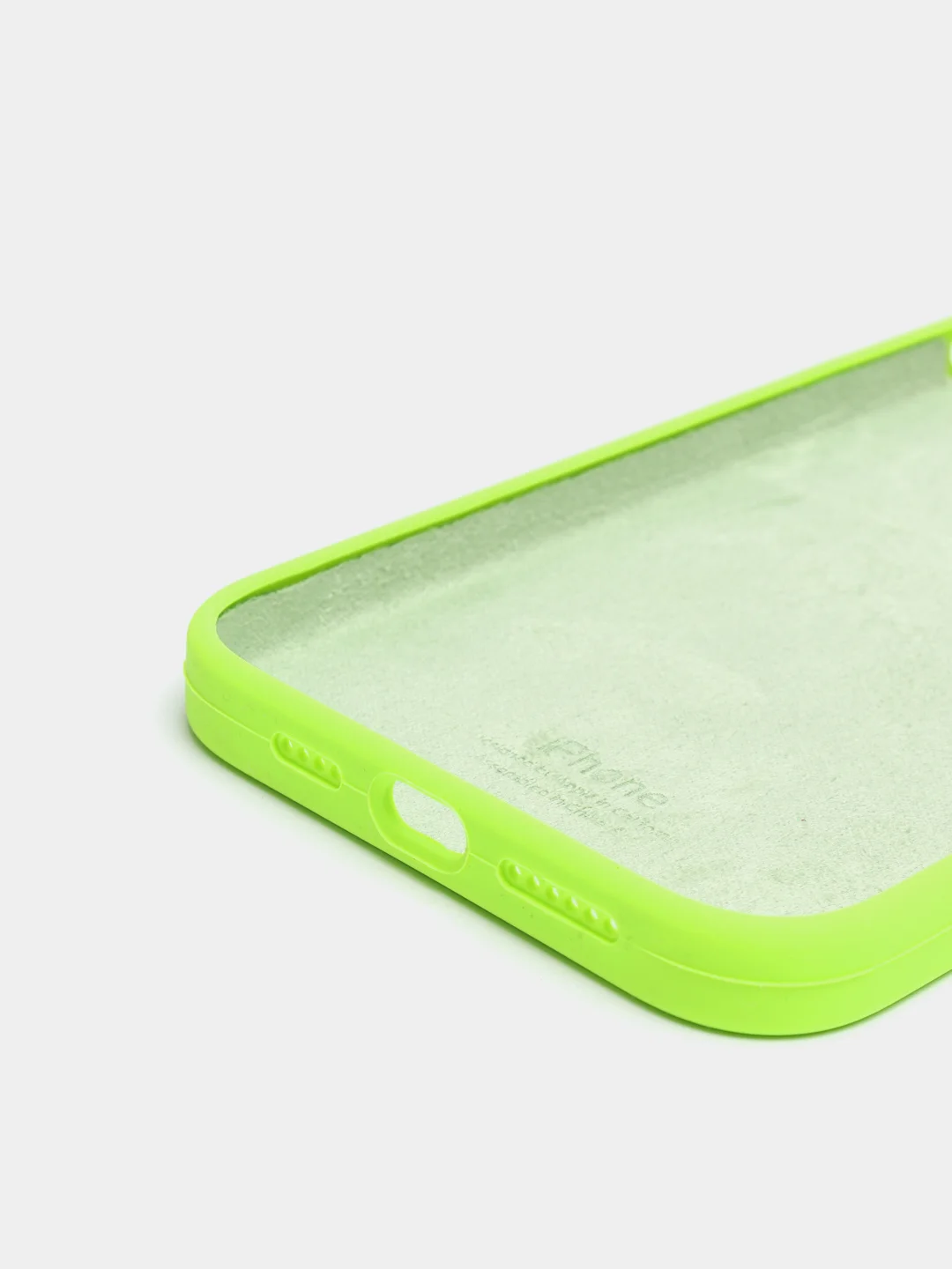 Салатовый чехол Silicone Case ( Чехол силиконовый ) для iPhone 13 / 13 Pro / 13 Pro Max / 13 Mini