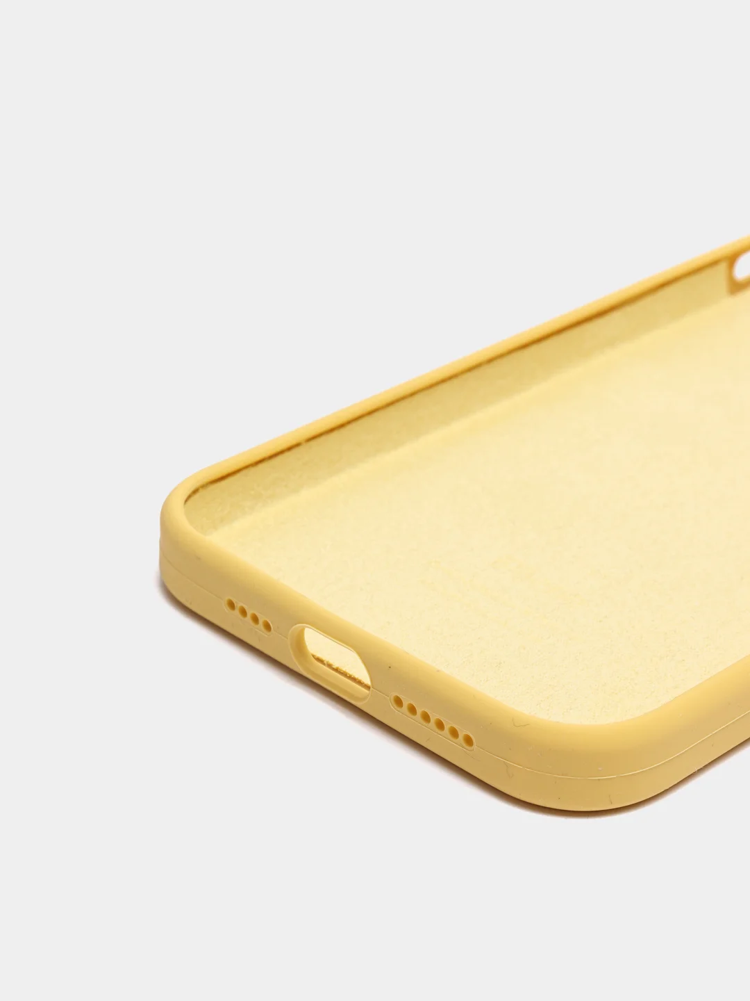 Желтый чехол Silicone Case ( Чехол силиконовый ) для iPhone 13 / 13 Pro / 13 Pro Max / 13 Mini