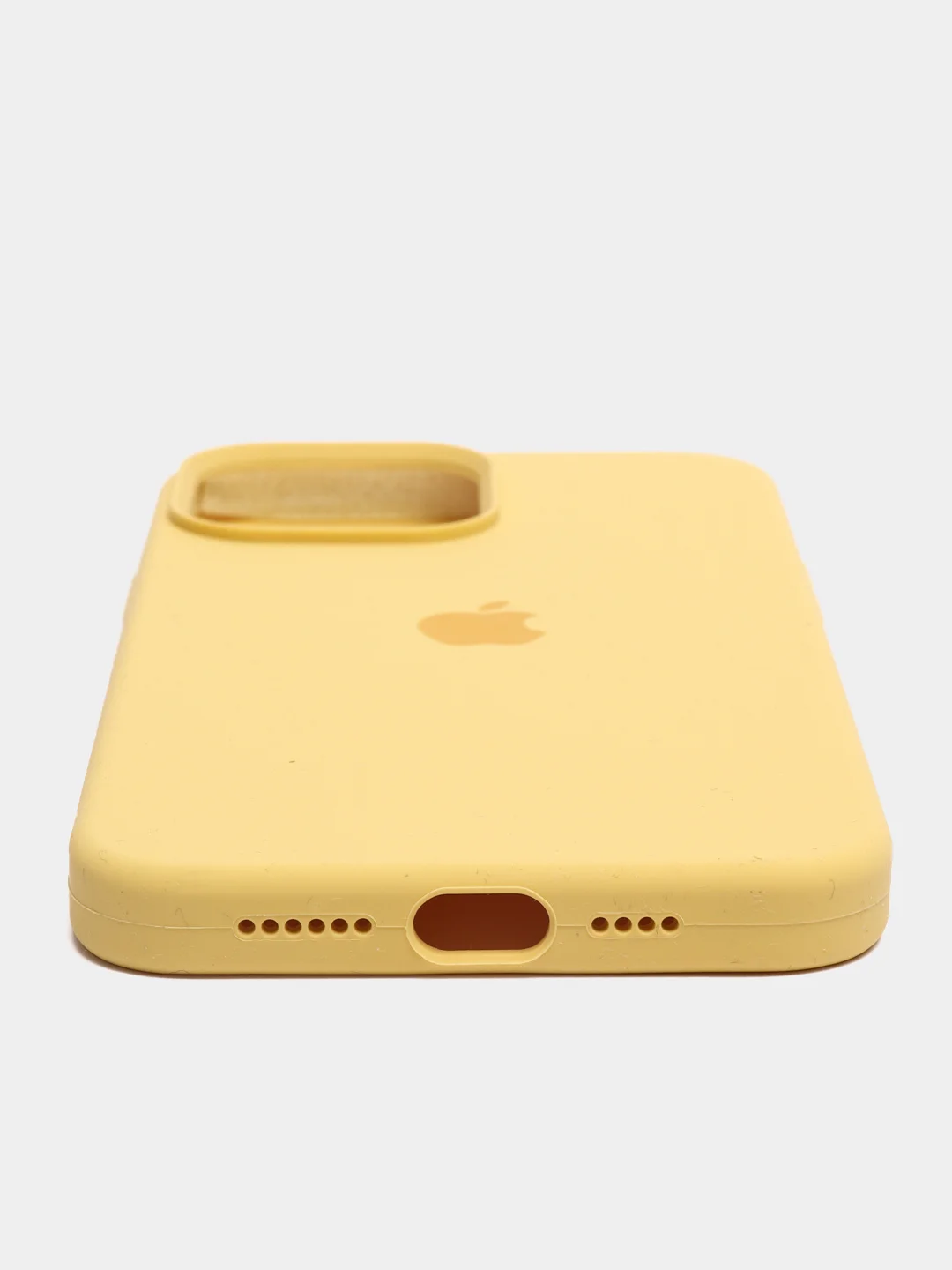 Желтый чехол Silicone Case ( Чехол силиконовый ) для iPhone 13 / 13 Pro / 13 Pro Max / 13 Mini