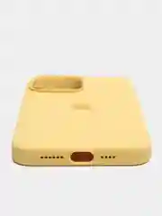 Желтый чехол Silicone Case ( Чехол силиконовый ) для iPhone 13 / 13 Pro / 13 Pro Max / 13 Mini