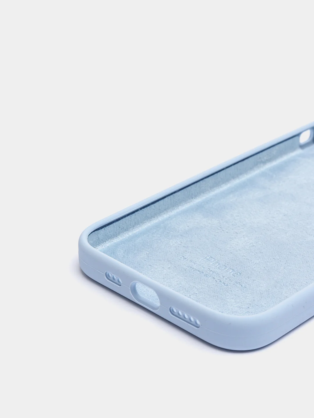 Небесно-голубой чехол силиконовый Silicone Case для iPhone 12, 12 Pro, 12 Pro Max, 12 Mini