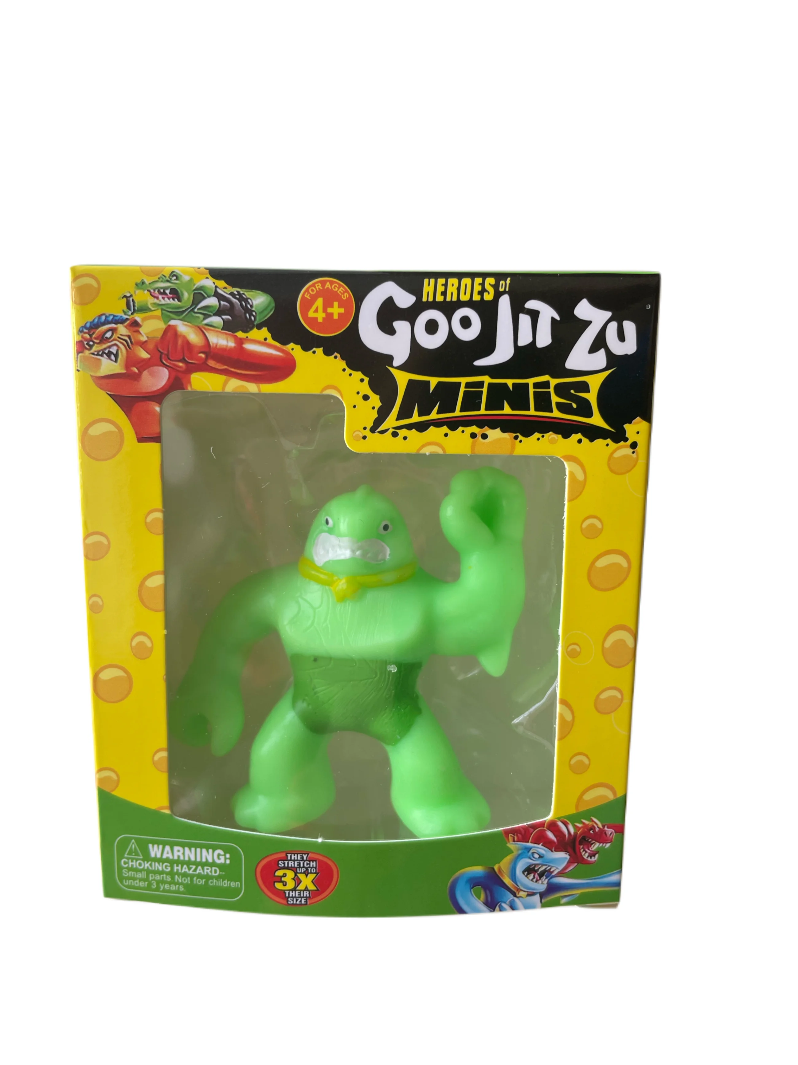 Салатовый тянущаяся фигурка GooJitZu/Гуджитсу, 6 см Динозавры